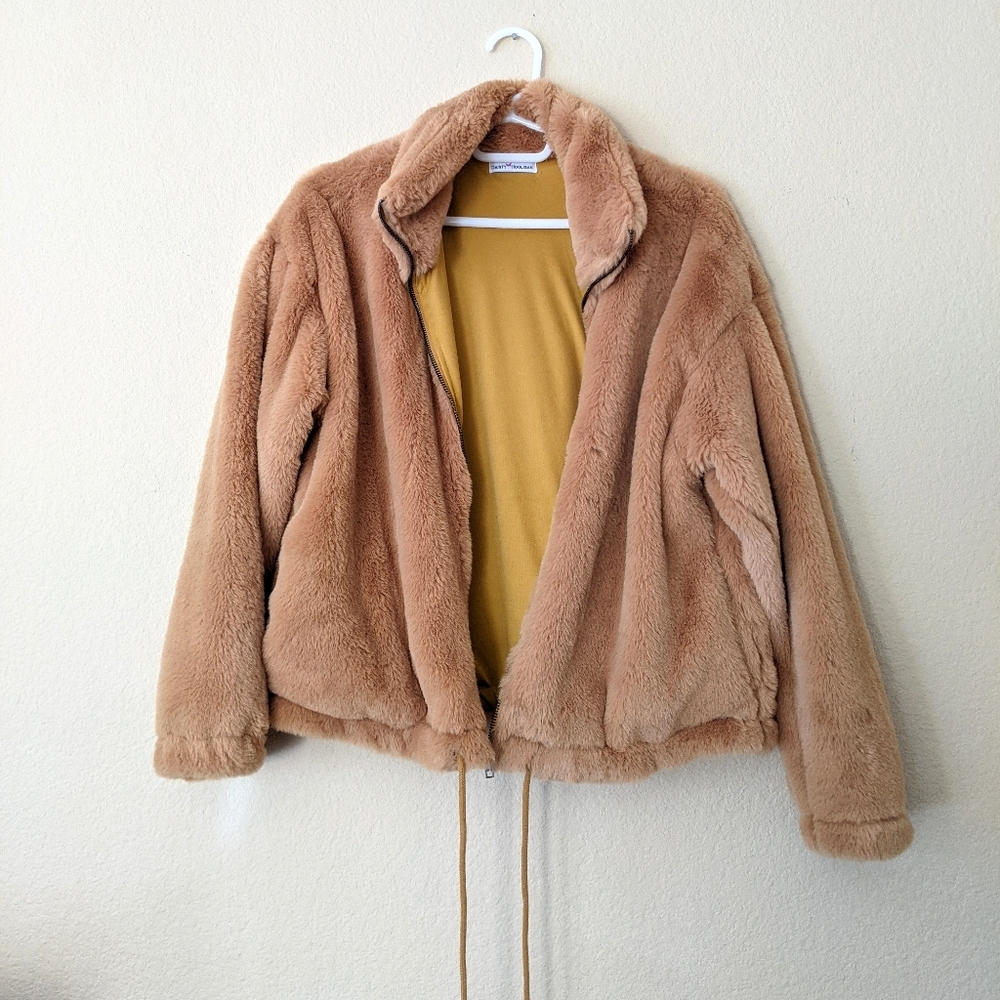 Golden Furry Jacket